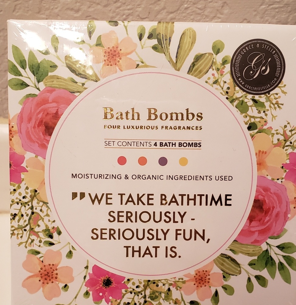 Grace&Stella bath bombs-4pk